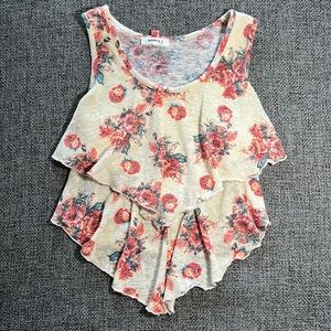 January 7 Floral Crop Top